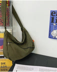 Get Ready for Work or School with Our Practical and Roomy Canvas Crossbody Bag