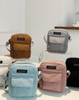 Soft and Durable: A Corduroy Crossbody Bag for Daily Use