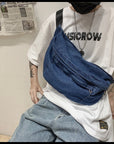 The Ultimate Hands-Free Accessory: Our Denim Crossbody Bag