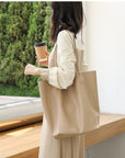 Timeless PU Leather Tote Bag for Women on-the-go