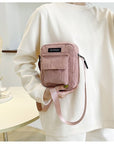 Soft and Durable: A Corduroy Crossbody Bag for Daily Use