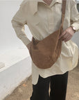 Huffmanx Waxed Canvas Bag- Crossbody Bag-Waxed Canvas Tote- Waxed Canvas Purse-Canvas Tote Bag-Corduroy Shoulder Bag- Corduroy Bag Crossbody