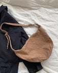 Huffmanx Waxed Canvas Bag- Crossbody Bag-Waxed Canvas Tote- Waxed Canvas Purse-Canvas Tote Bag-Corduroy Shoulder Bag- Corduroy Bag Crossbody