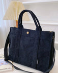 Perfectly Fitted: Corduroy Bag with Adjustable Strap