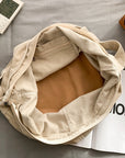 Soft and Durable: A Corduroy Shoulder Bag for Daily Use