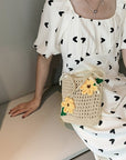 Beachy Crochet Bucket Bag