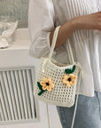 Beachy Crochet Bucket Bag