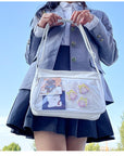 ita bag pin display bag ita bag crossbody window bag ita bag insert cute ita bag kawaii bag pins display bag enamel pin display ita tote bag