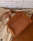 Chic and Classy Suede Shoulder Bag