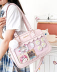 anime tote bag ita shoulder bag ita bag crossbody window bag ita bag messenger pin bag kawaii bag kawaii crossbody bag anime ita bag gift