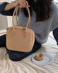 Stay Eco-Friendly and Sustainable with Our High-Quality Vegan Suede Shoulder Bag