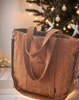 corduroy bag- corduroy tote bag- crossbody bag- shoulder bag- school bag- everyday bag- corduroy handbag- corduroy travel bag- gift for her