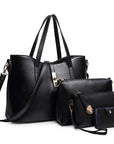 Women Fashion Handbags Wallet Tote Bag Trendy Shoulder Bag Top Handle Satchel Purse Set