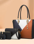 Handbag for Women Wallet Tote Large Leather Bag Shoulder Bags Top Handle Satchel 4pcs Purse Set