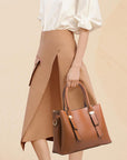 Shoulder Bag New Fashion Women PU Leather Handbags Ladies Large Tote Bag Female Crossbody Bags Set 3pcs