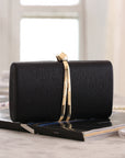 chic handheld clutches. These versatile bags are suitable for evening events and can be worn as crossbody options, offering both style and convenience."
