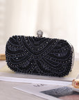 the exquisite embroidered and jewel-encrusted evening clutches. These stylish hand-held bags are perfect for weddings, parties, and formal events, adding sophistication to any outfit