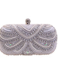 the exquisite embroidered and jewel-encrusted evening clutches. These stylish hand-held bags are perfect for weddings, parties, and formal events, adding sophistication to any outfit