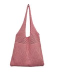 Crochet Shoulder Bag in Vibrant Colors, adding a pop of style to your ensemble.