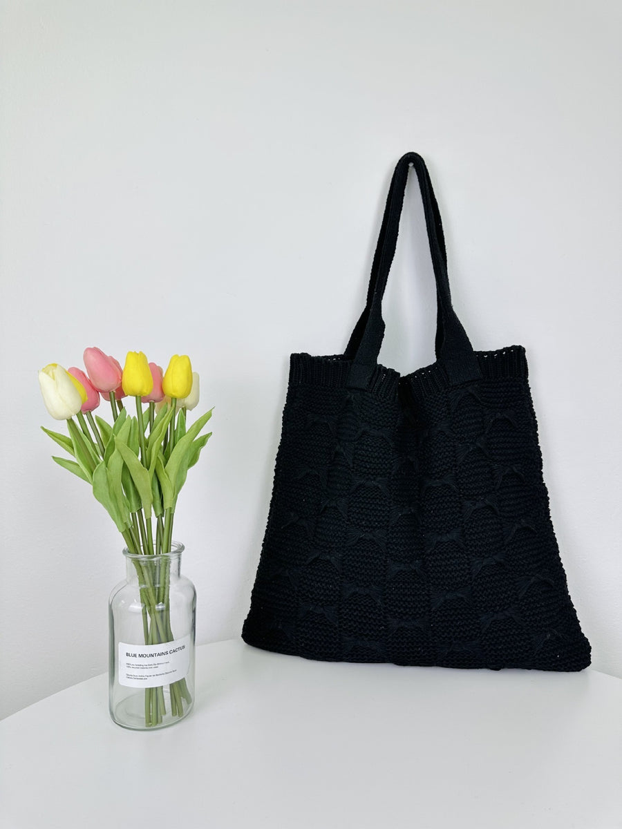 Stylish Crochet Shoulder Bag with a Relaxed Vibe, ideal for everyday use.