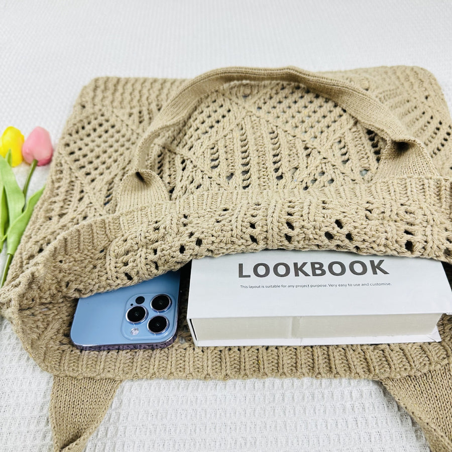 Crochet Tote Bag in Beachy Hues, a must-have for coastal adventures.