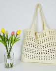 Eco-Friendly Fashion: Crochet Shoulder Bag for Green Living.