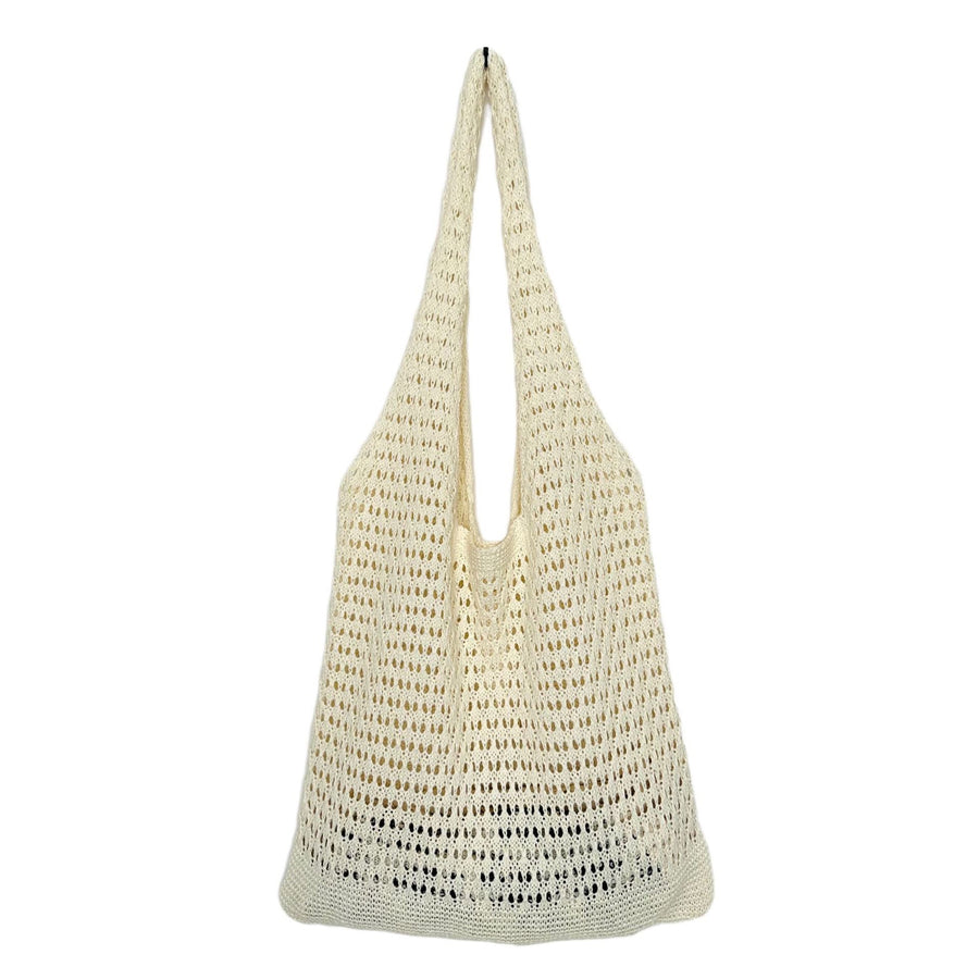 Crochet Tote Bag in Soft Neutrals, an eco-friendly addition to your wardrobe.