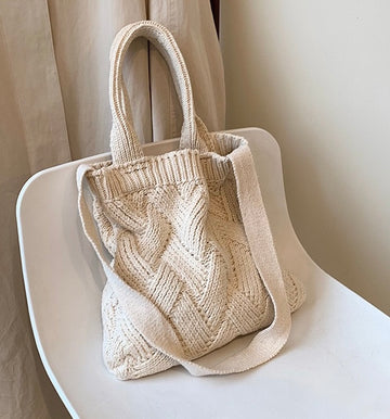 Unique Crochet Shoulder Bag with a Vintage Touch, a standout fashion statement.