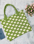 Fashion-Forward Crochet Shoulder Bag with Unique Design, a symbol of sustainable style.