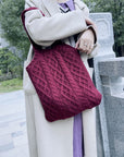 Colorful Crochet Shoulder Bag with Handmade Aesthetics, a versatile addition to your wardrobe.