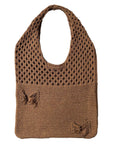 Elegant Crochet Shoulder Bag in Natural Fibers, an ethical choice for sustainable style.