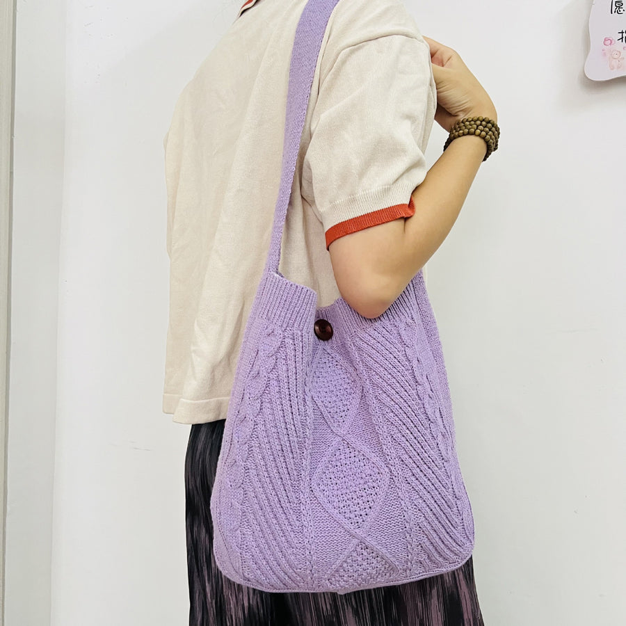 Hands-Free Chic with Versatile Crochet Crossbody Bag