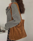 Corduroy Tote Bags: Style and Functionality in One