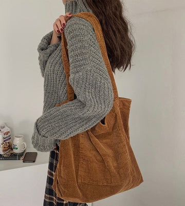 Corduroy Tote Bags: Style and Functionality in One