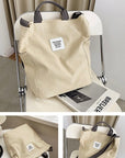 Versatile Canvas Bag with Adjustable Strap - Perfect for Everyday Use