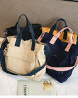 Canvas Top Handle Bag with Adjustable, Removable Shoulder Strap