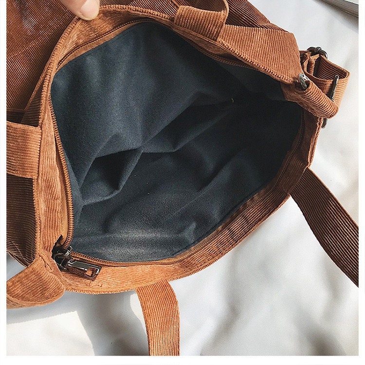 Get Ready for Your Next Adventure with Our Durable Corduroy Shoulder Bag