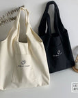 Minimalist Canvas Shoulder Bag with Simple Design