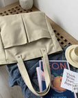 Crossbody Canvas Cotton Bags-Canvas Tote Bag-Corduroy Shoulder Bags- Messenger Bag-Everyday Bag- Casual Bag-Gift For Her