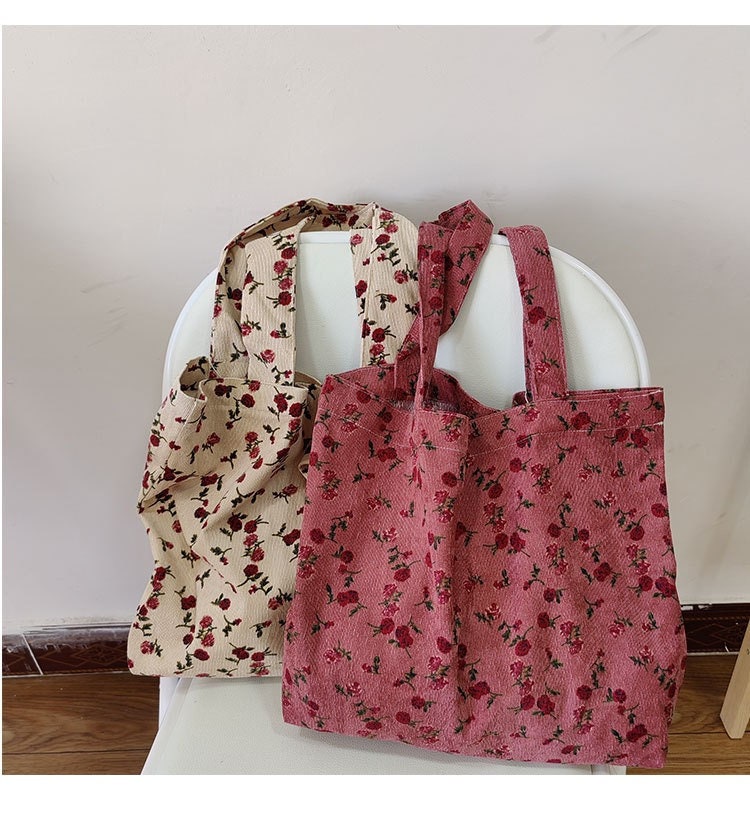 Get Ready for Winter with Our Warm and Stylish Corduroy Tote Bag