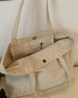 Stay on Trend with Our Contemporary and Eco-Friendly Waxed Canvas Tote