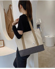 Shoulder Canvas Cotton Bags-Canvas Tote Bag-Corduroy Shoulder Tote Bags-Messenger Bag-Everyday Bag-Casual Bag-Gift For Her