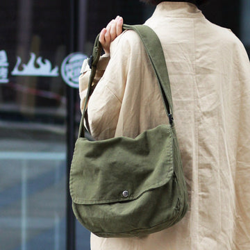 Lightweight Canvas Crossbody Bag for Daily Use