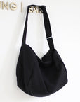 Roomy Canvas Crossbody Bag for Ample Storage