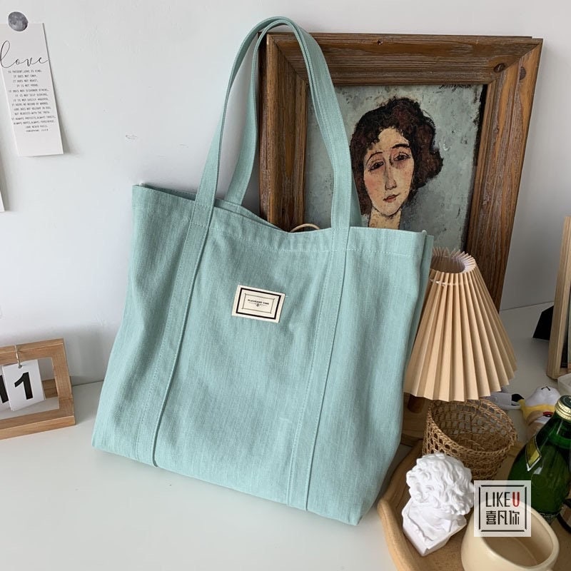 Corduroy Shoulder Tote Bags-Canvas Tote Bag-Corduroy Crossbody- Messenger Bag-Everyday Bag- Casual Bag-School Bag Gift