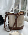 Durable Canvas Shoulder Bag with Stylish Details