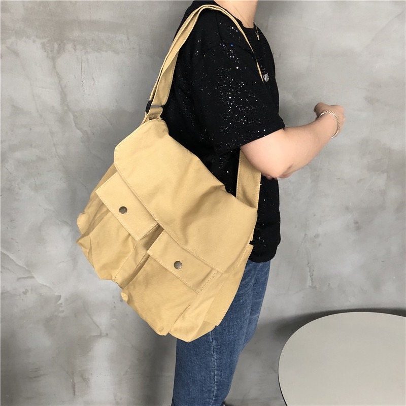 The Perfect Canvas Messenger Bag with Adjustable Strap
