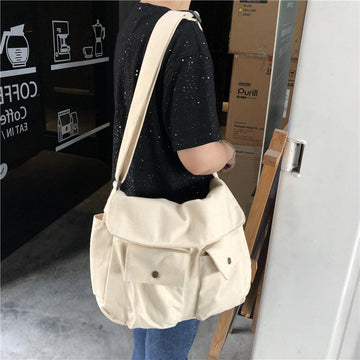 The Perfect Canvas Messenger Bag with Adjustable Strap