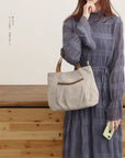 Chic Canvas Hand Bag with Trendy Color Options