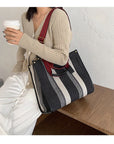 Stay Fashion-Forward and Sustainable with Our Recycled Canvas Crossbody Bag